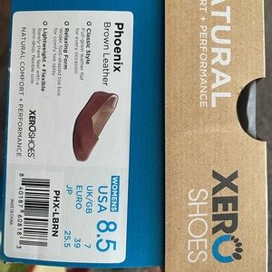 Phoenix Xero flats leather brown